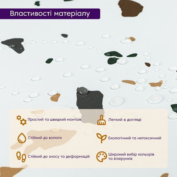 Самоклеюча LVT плитка 600х600х1.5мм (D) SW-00001592 фото
